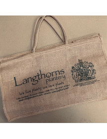 Langthorns Hessian Jute Bag For Life - Large