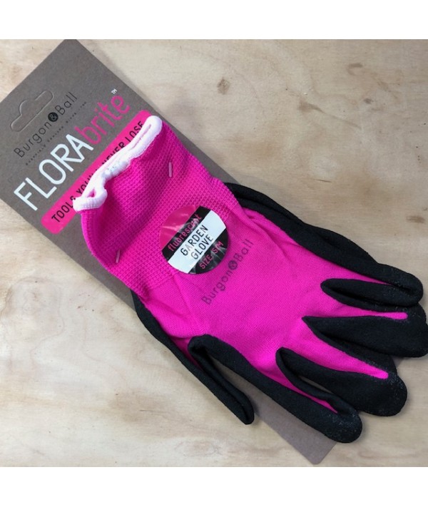 FloraBrite Pink Gardening Gloves S/M