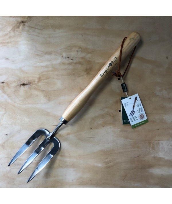 Long handled deals garden hand fork