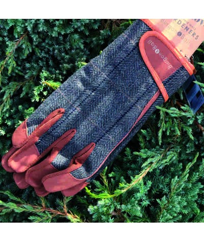 Grey Tweed Male Gardening Glove M/L