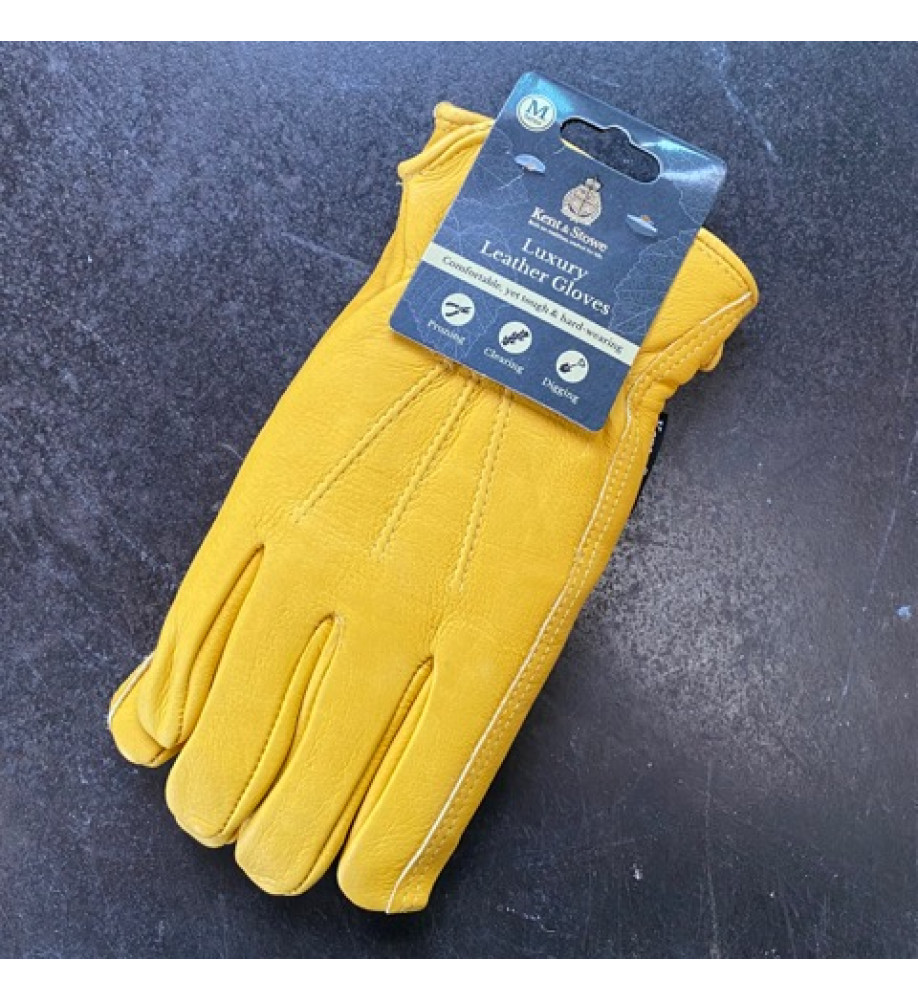 Kent and Stowe Luxury Leather Gardening Gloves