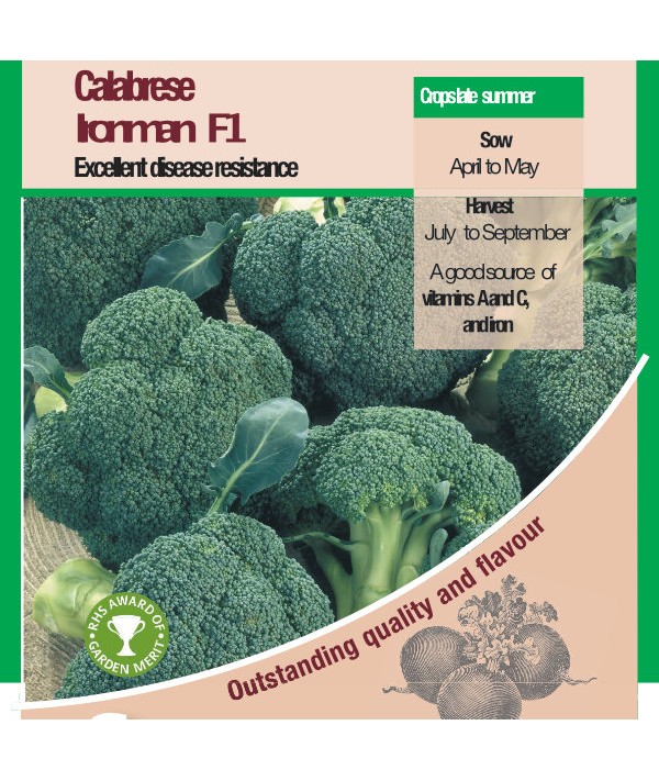 Calabrese Ironman F1 Vegetable Seeds - AGM