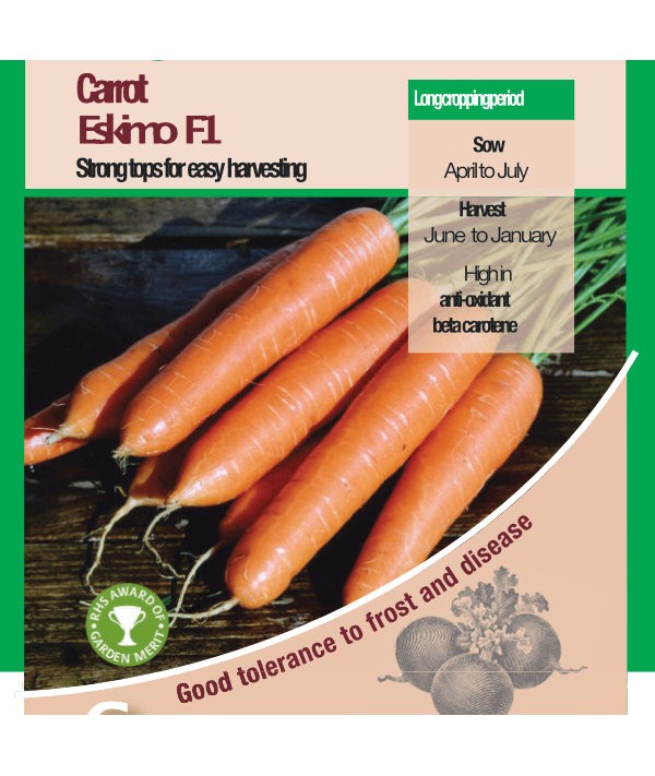 Carrot Eskimo F1 Vegetable Seeds - AGM