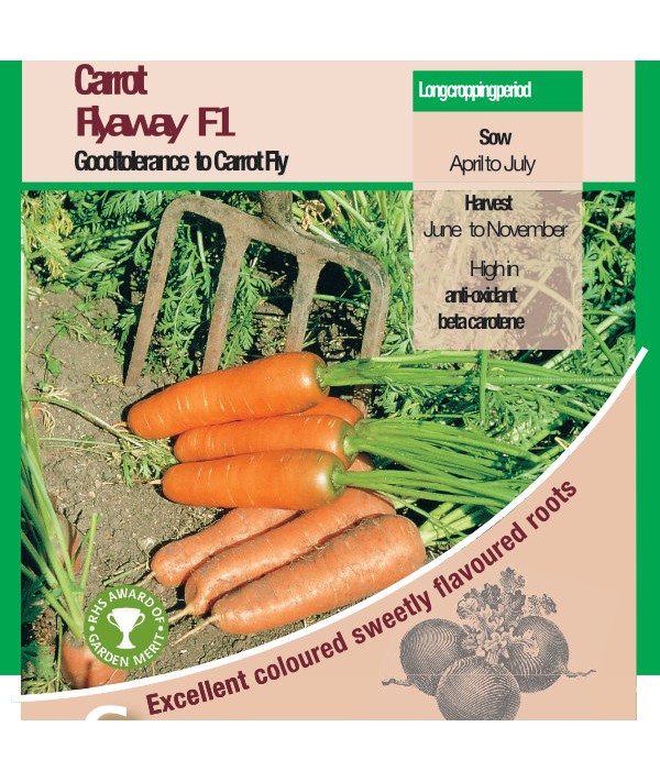 Carrot Flyaway F1 Vegetable Seeds - AGM