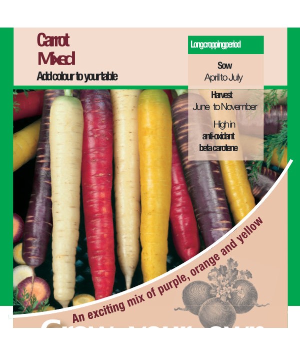 Carrot Mixed Vegetable Seeds