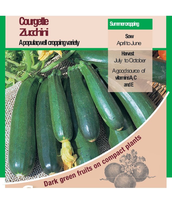 Courgette Zucchini Vegetable Seeds