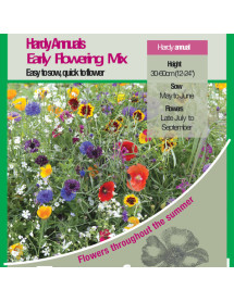 Hardy Annuals Early Flowering Mix Seeds
