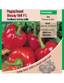 Pepper Sweet Beauty Bell F1 Vegetable Seeds