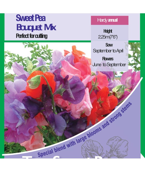 Sweet Pea Bouquet Mix Seeds